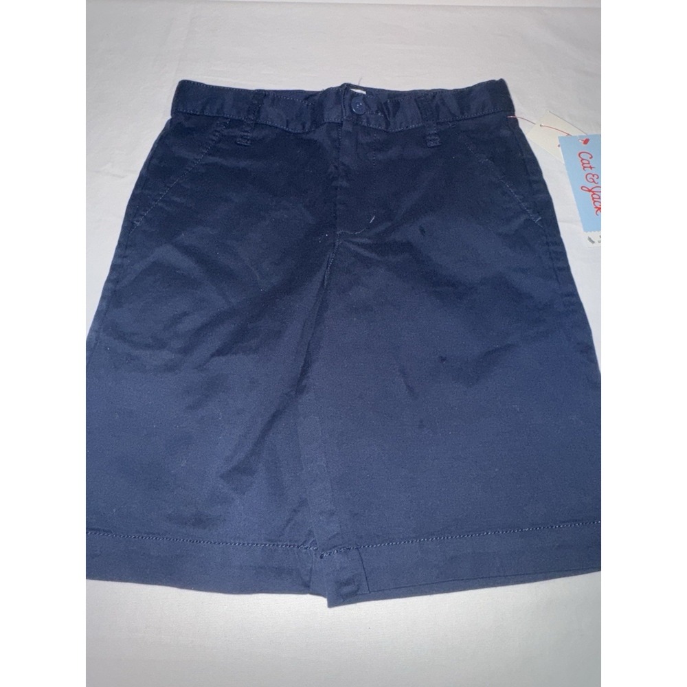 NEW Cat & Jack Youth Navy Shorts - Size 7